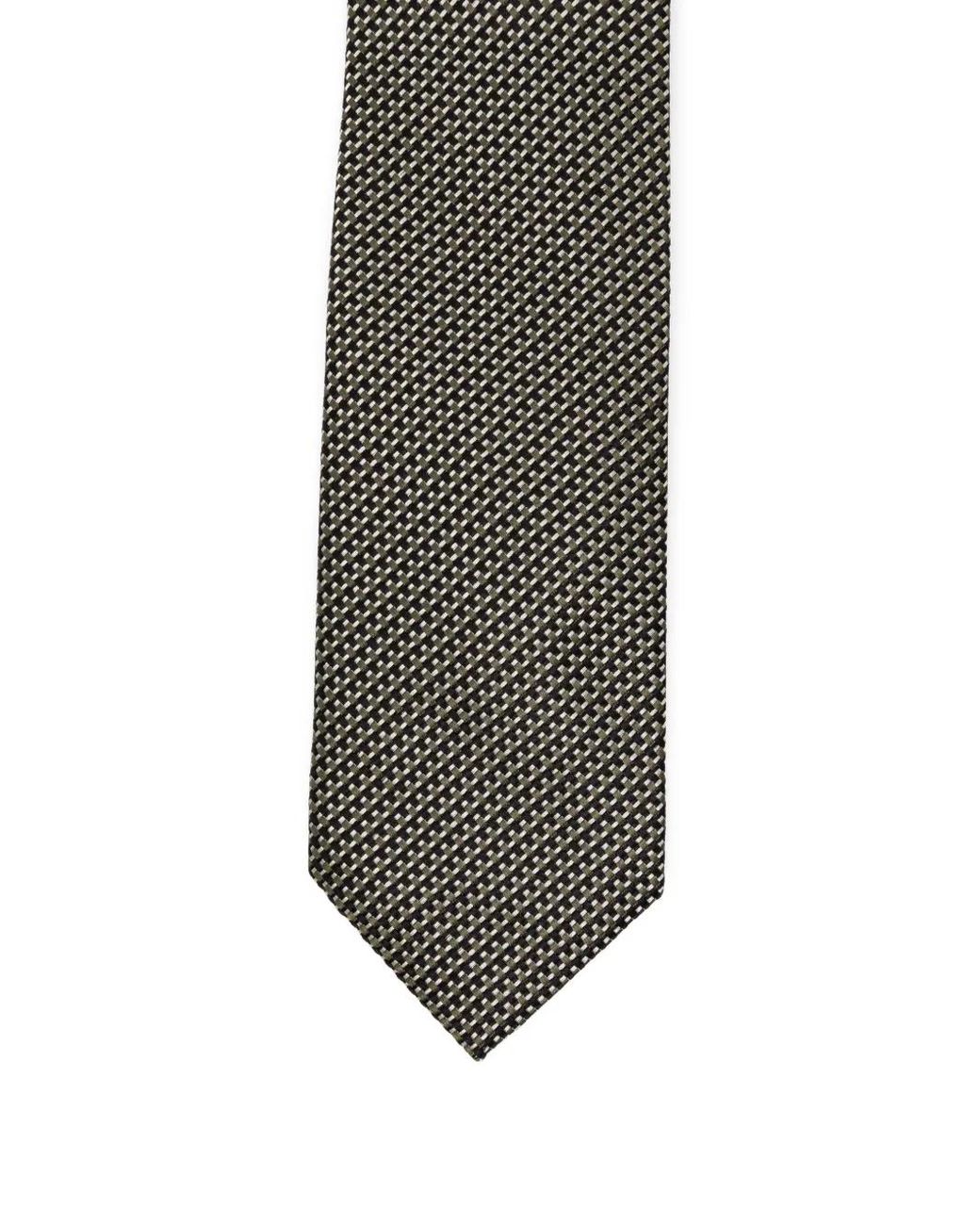Tom Ford White Patterned Tie for men