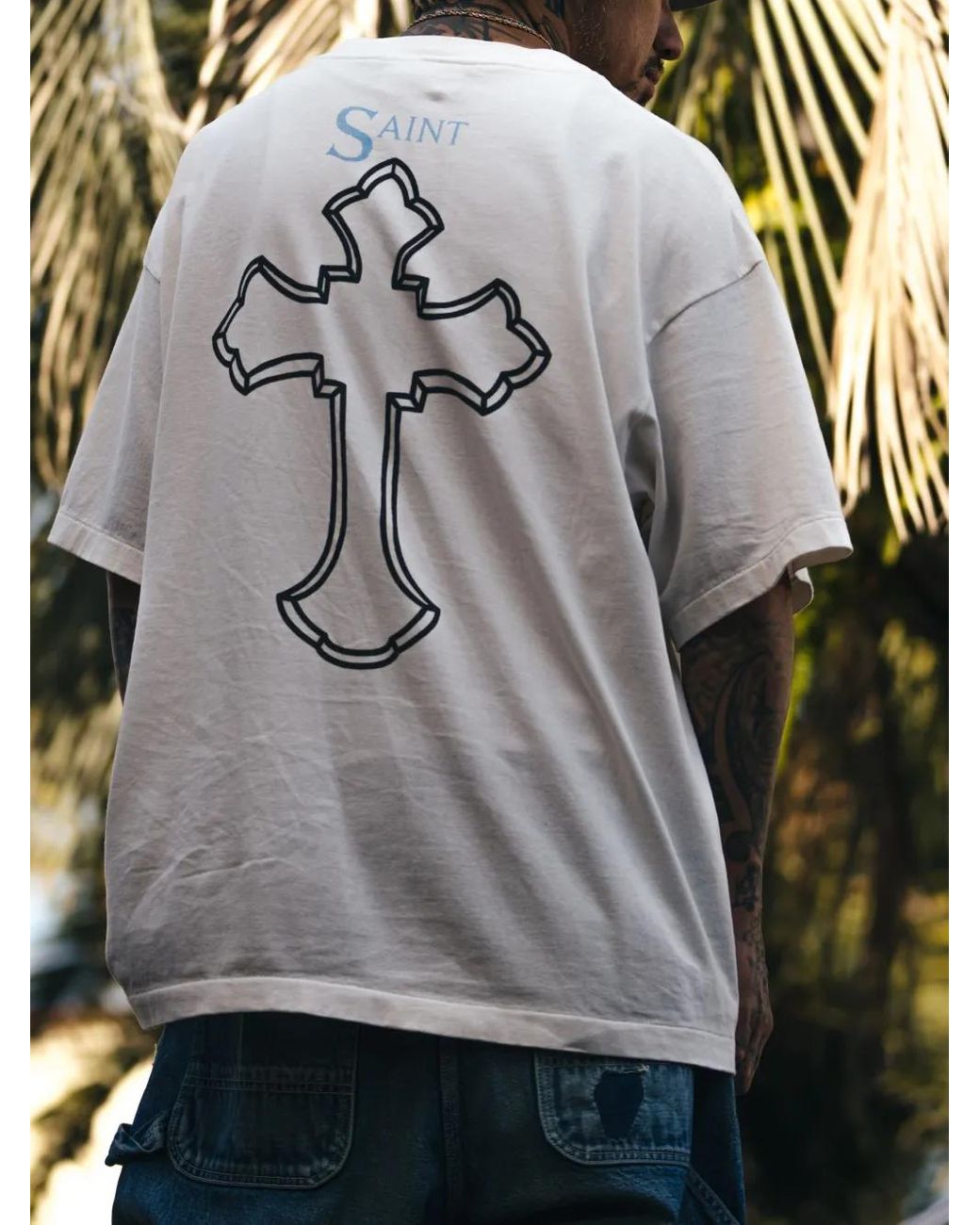 SAINT Mxxxxxx 2Pac T-Shirt in White for Men | Lyst