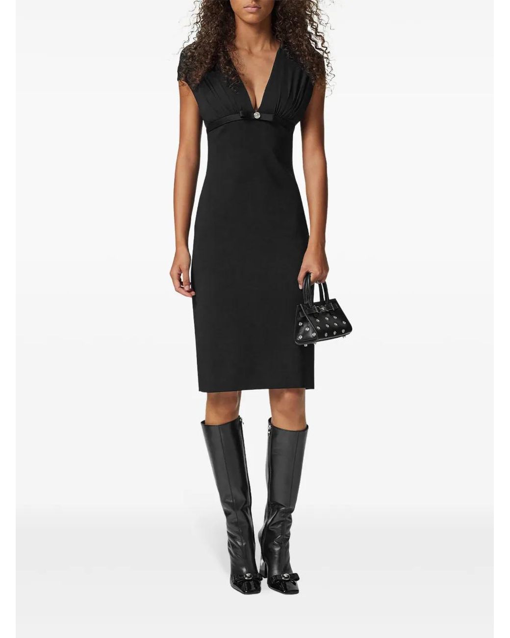 floor length dress Women's Virelle Pleated Asymmetric Neck Organza S/M Lilo & Stitch : Summer Cocktail Dresses Size:US 16P