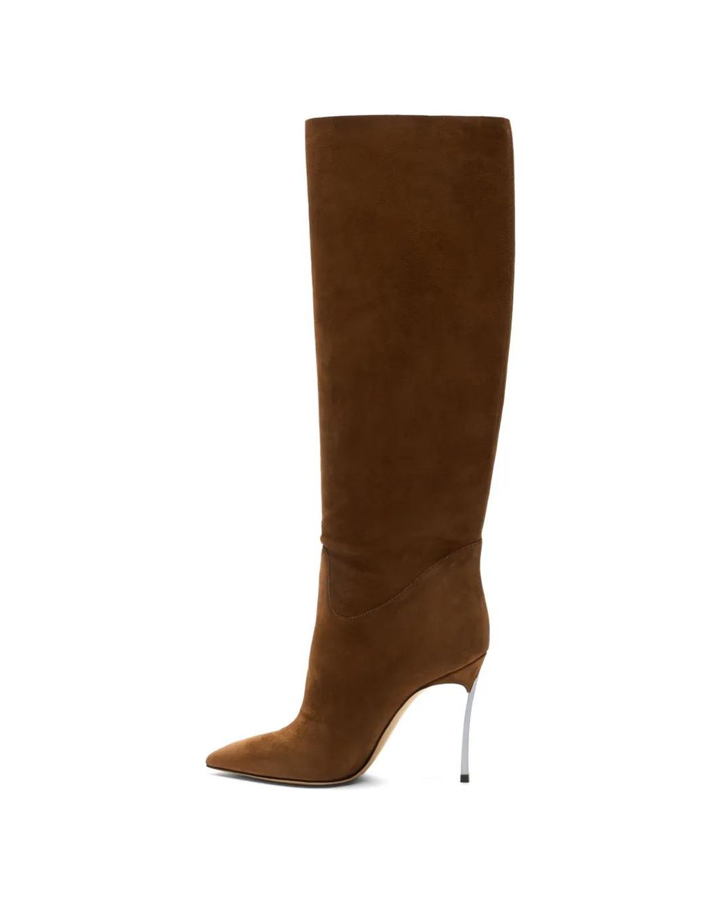 Casadei Brown Blade Knee-High Boots