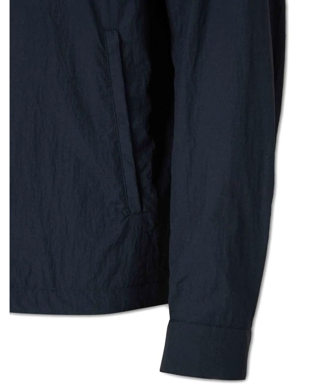 Herno Blue Veste Boutonnée À Poches for men