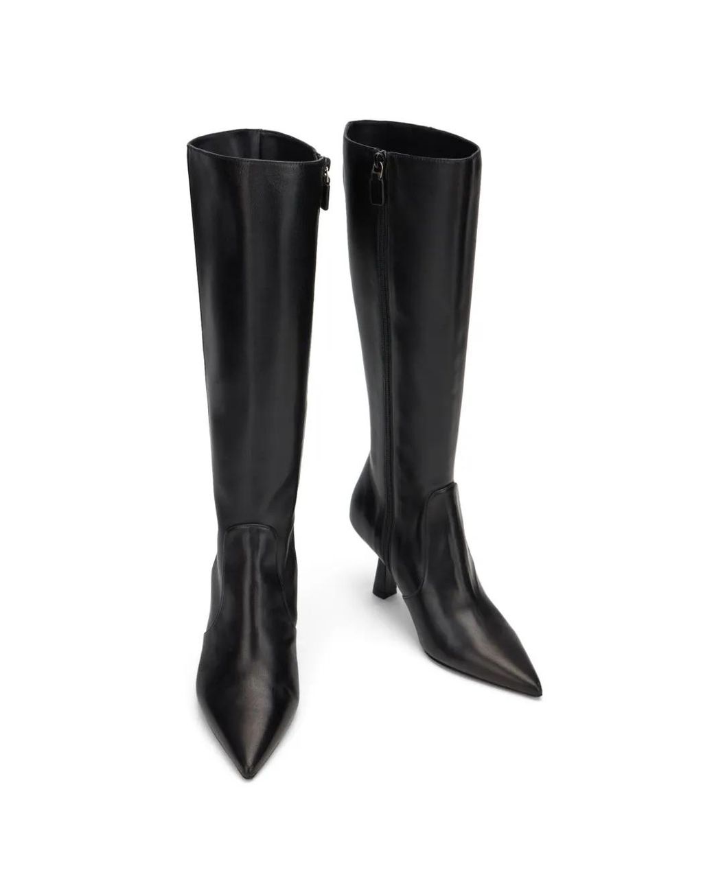 Stuart Weitzman Black Stuart Super Sculpt Boots