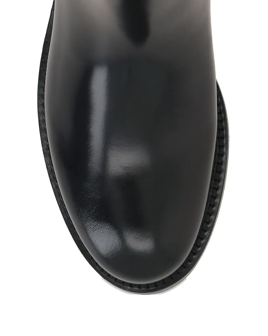 Prada Black Stiefeletten mit Schnallen