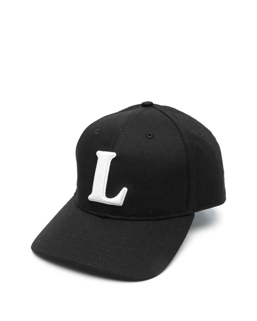 Lacoste Black Baseballkappe Mit Logo-Stickerei