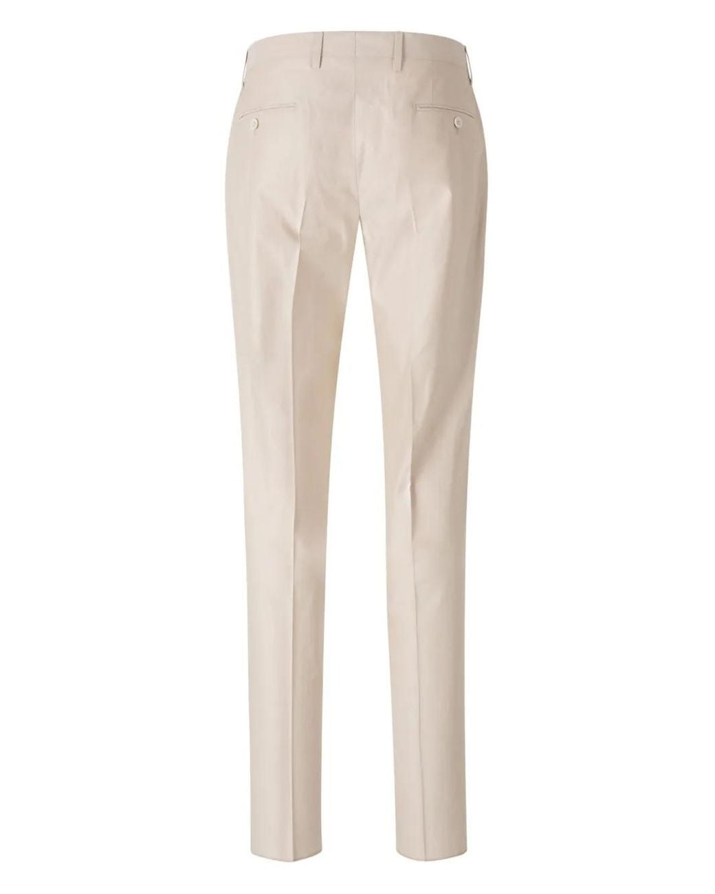 Lardini White Double-Breasted Suit for men
