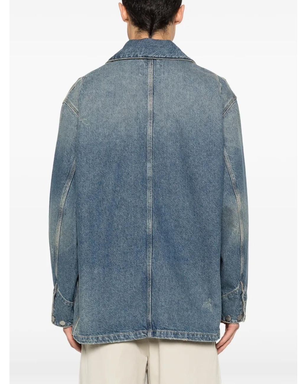 Carhartt Blue Aden Chore Coat for men