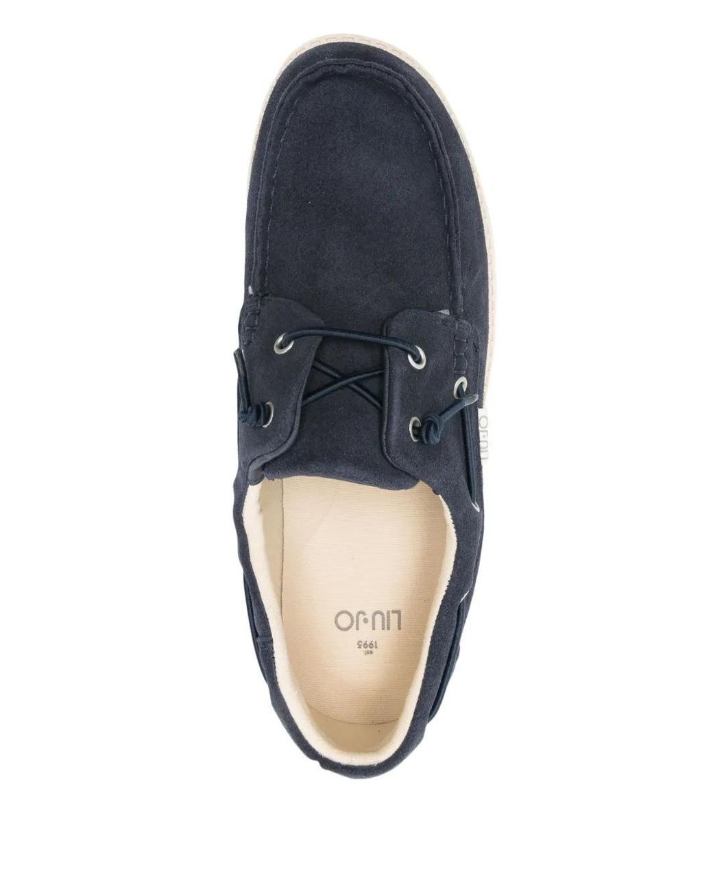 Liu Jo Blue Suede Boat Shoes for men