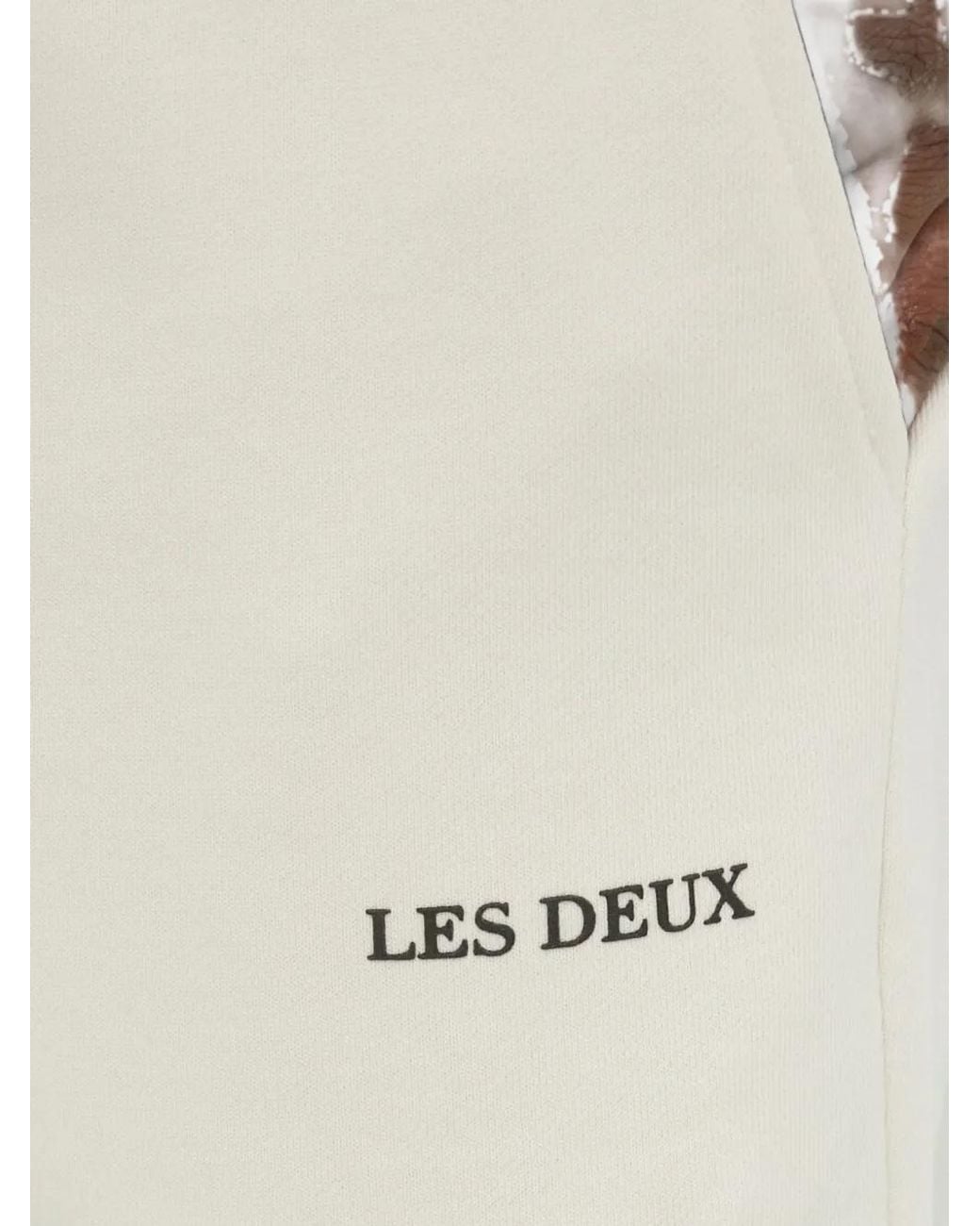Les Deux White Drawstring Track Pants for men