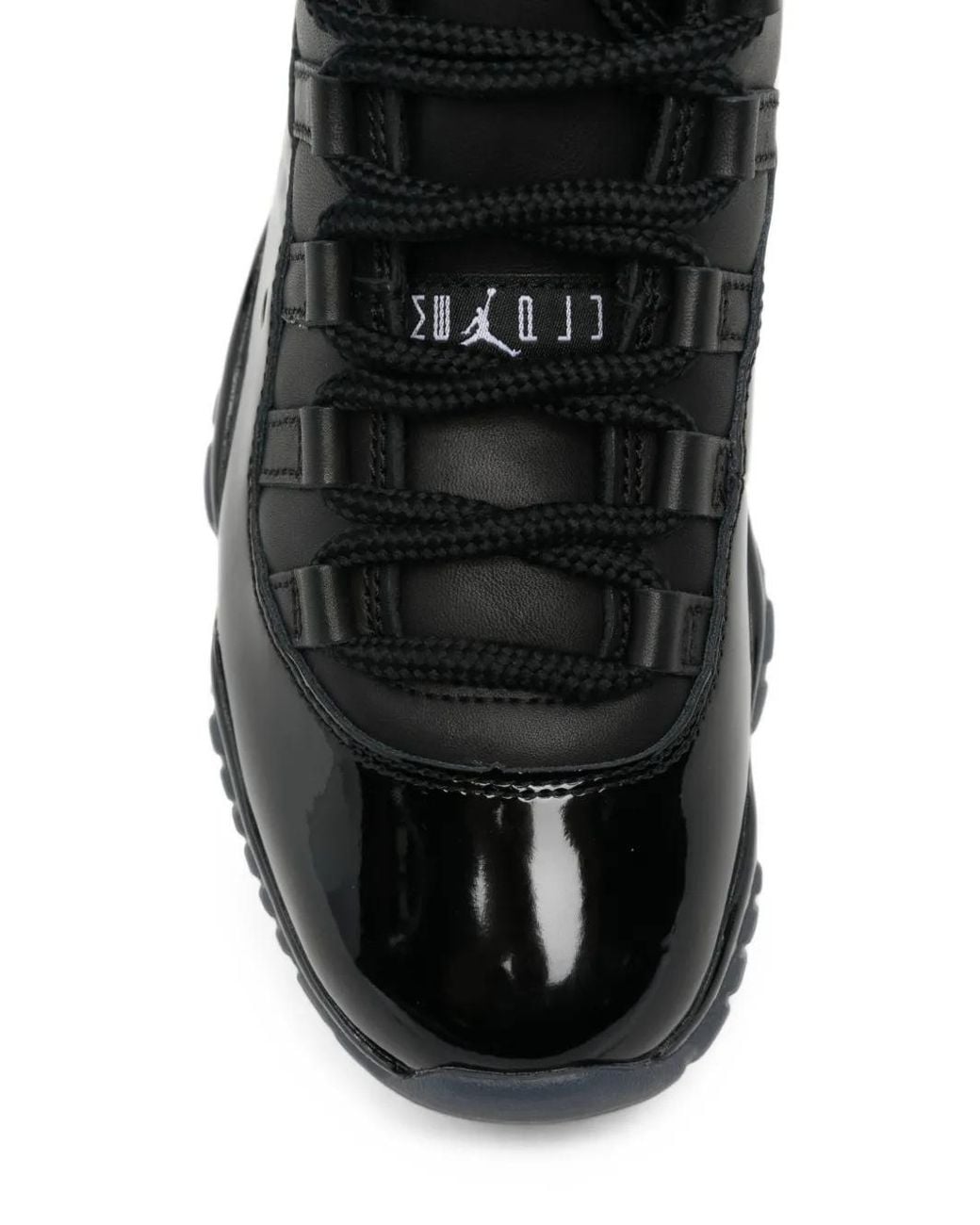 Comme des Garçons Black X Air Jordan 11 Leather Sneakers