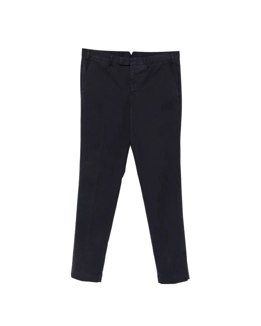 PT Torino Blue Straight-Leg Trousers for men