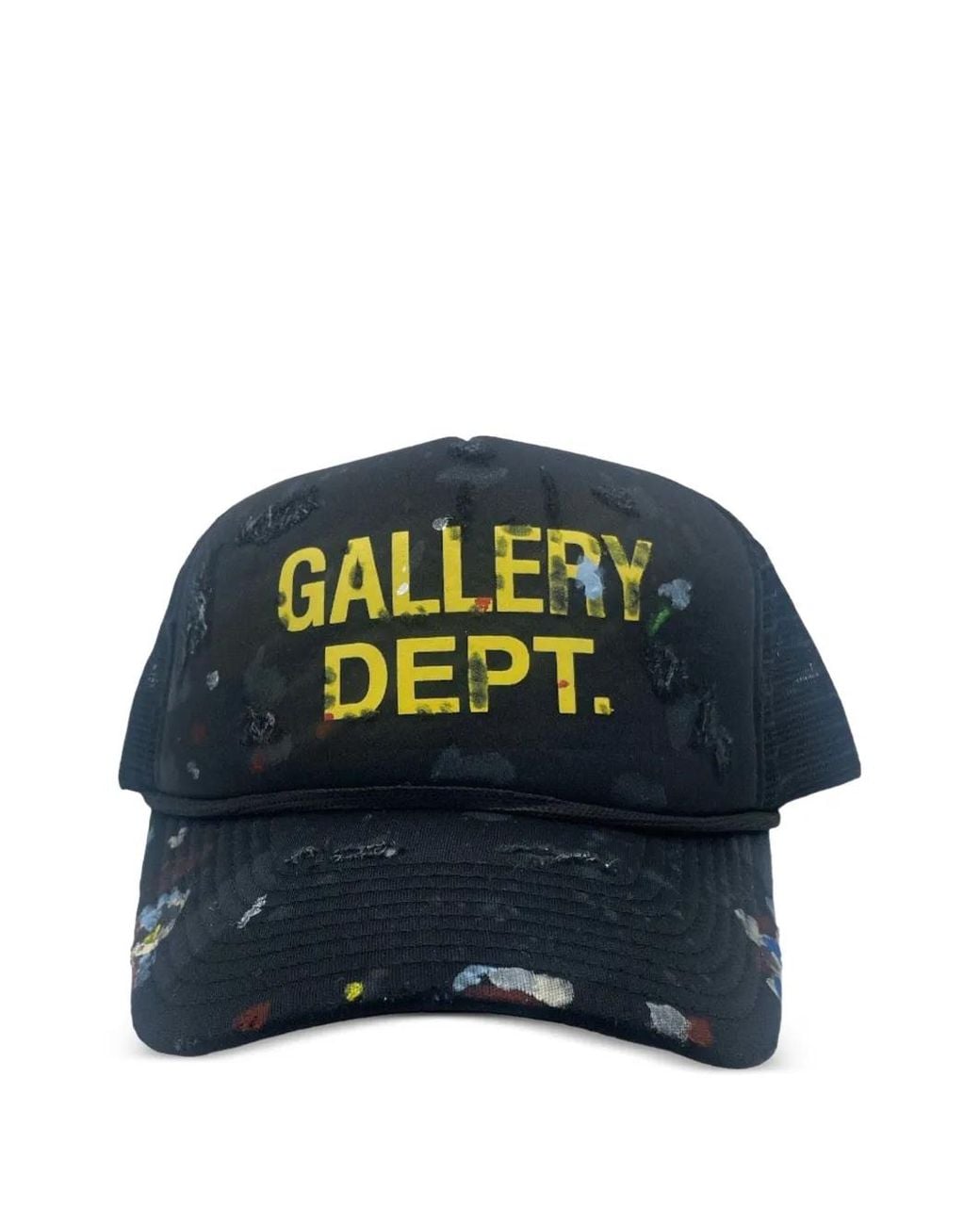 GALLERY DEPT. Blue Distressed Paint-Splatter Cap