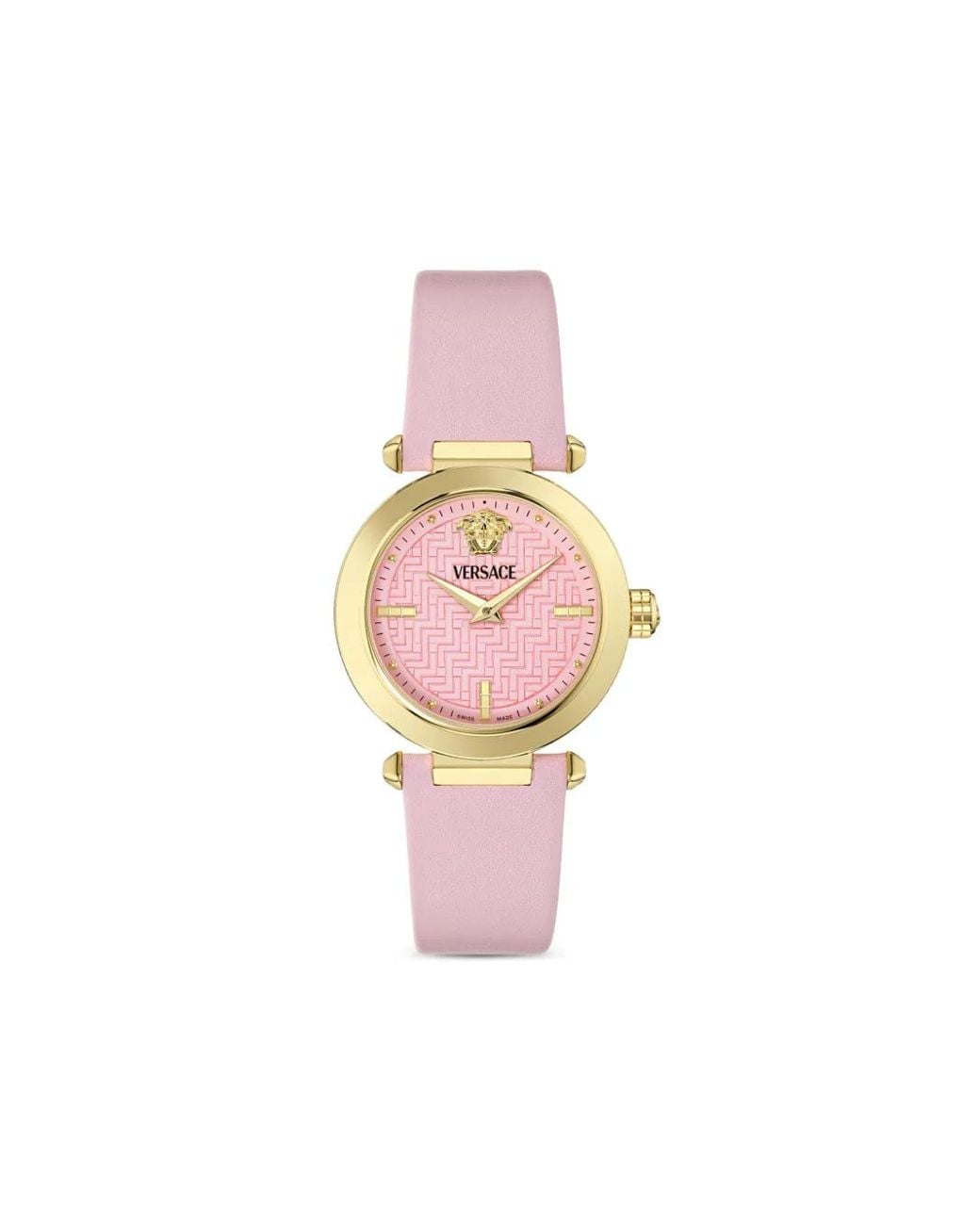 Versace Pink Greek Key Dial 35Mm