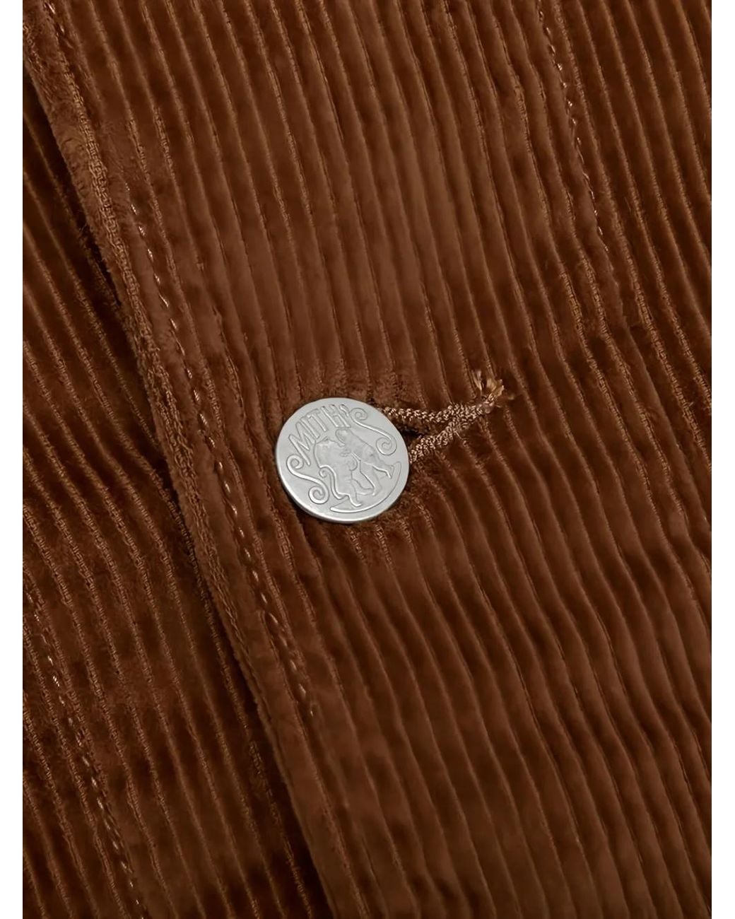 Needles Brown Embroidered-Logo Jacket for men