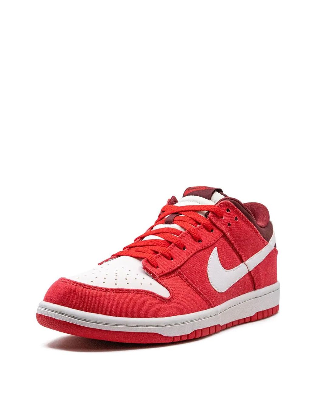 Nike Red Dunk Low "Hyper" Sneakers