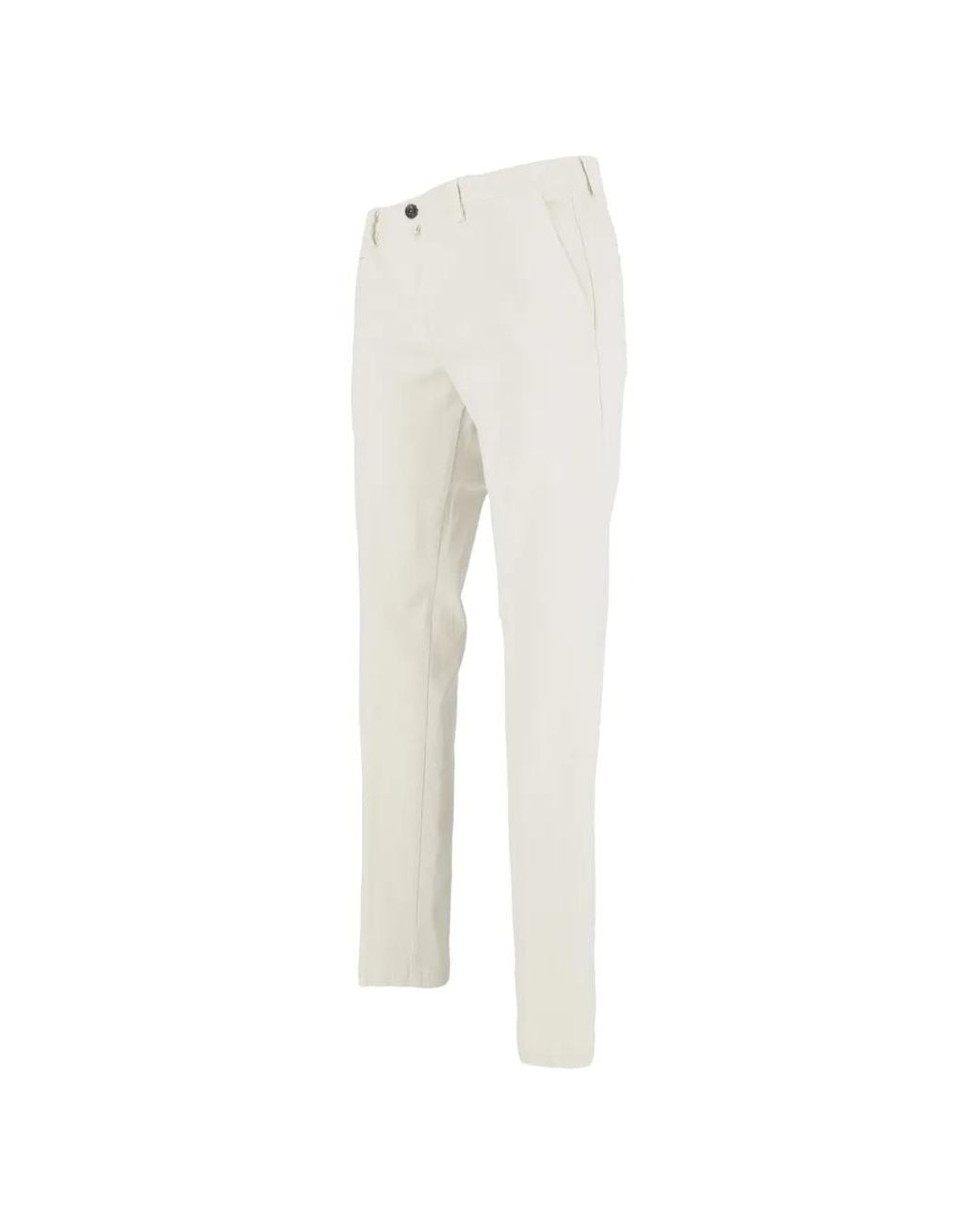 Briglia 1949 White Pantalon Évasé À Boutonnière for men