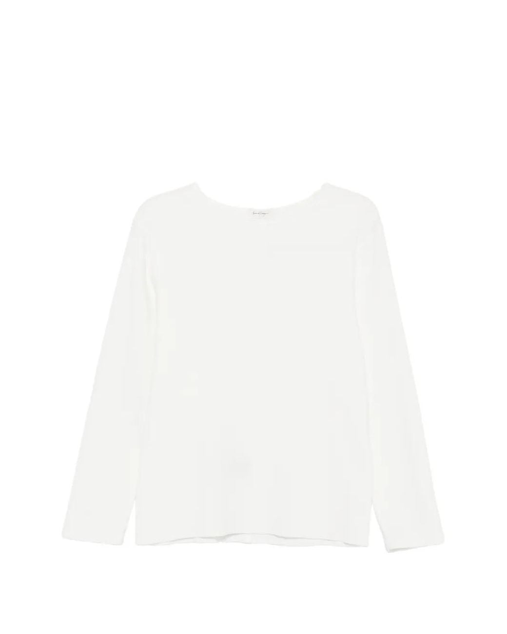 Second/Layer White T-Shirt Zero Thermal En Maille Gaufrée for men