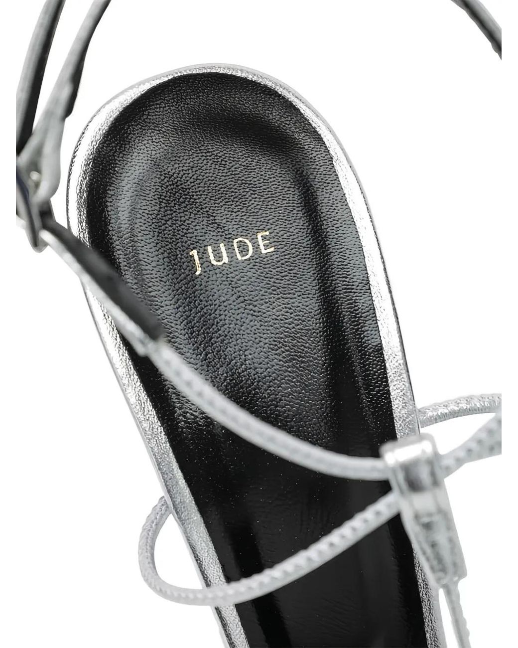 Jude White Mixer T-Bar Sandals