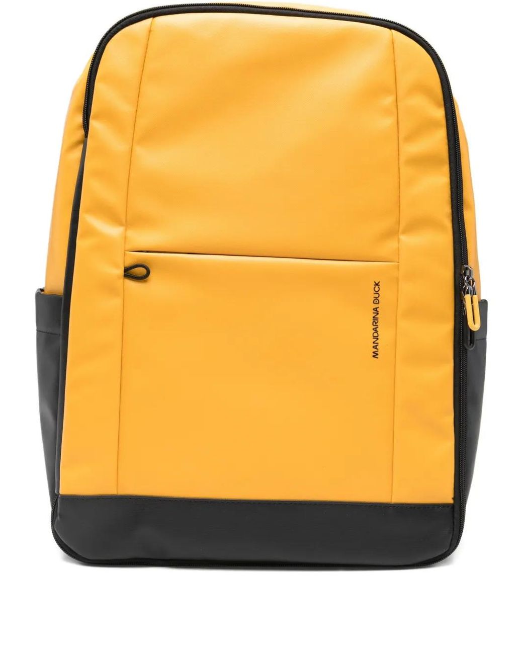 Mandarina Duck Yellow Eco Coated Travel Backpack for men