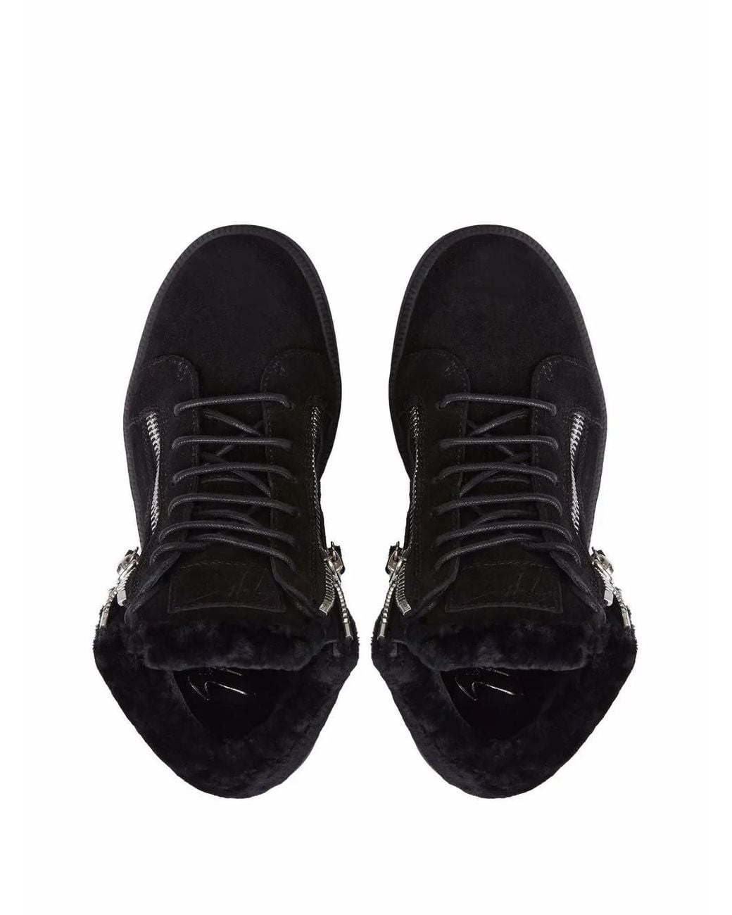 Giuseppe Zanotti Black Kriss Winter Sneakers
