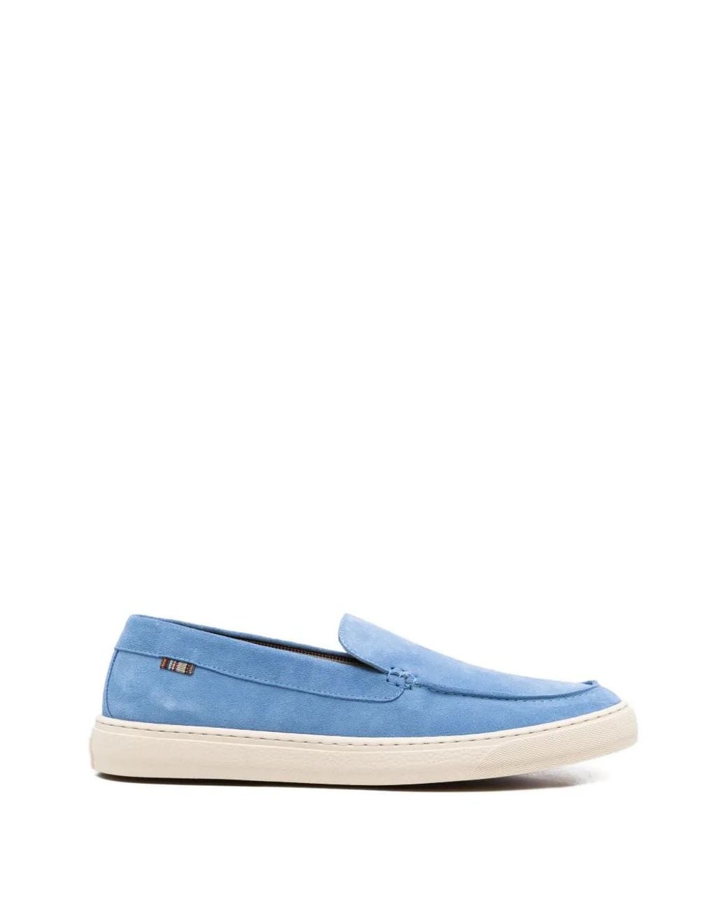 Paul Smith Blue Suede 'Simeon' Loafers for men