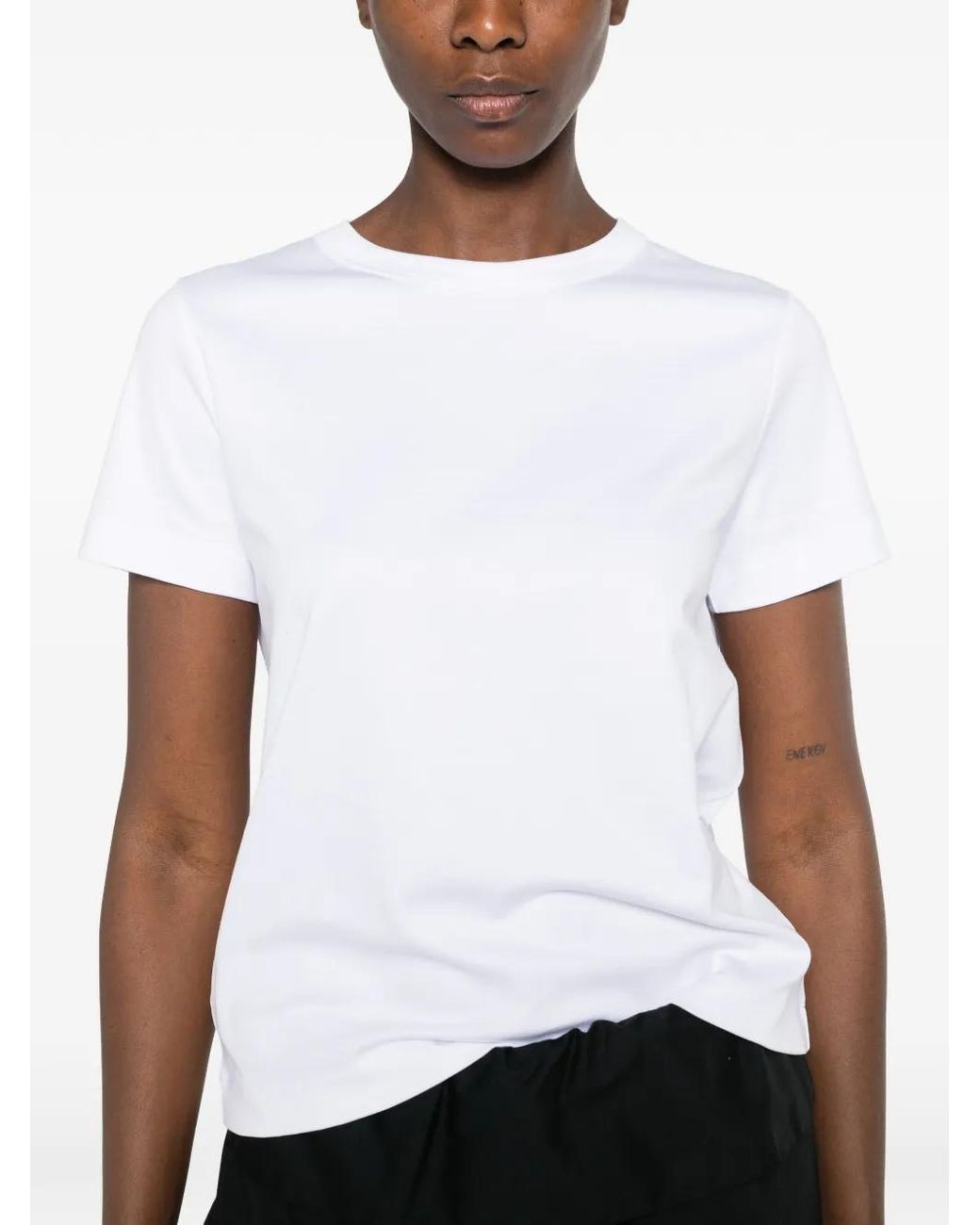 Shirt C-zero White Crew-Neck Short-Sleeve T-Shirt