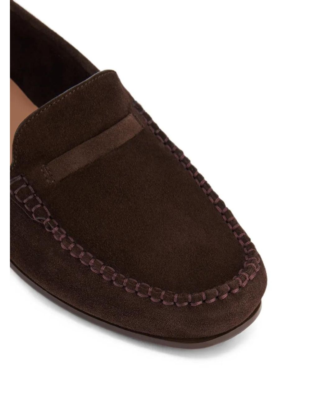Malone Souliers White Knightsbridge Suede Loafers