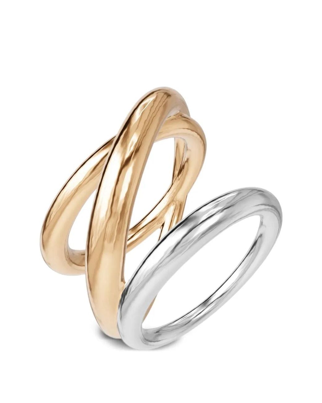 Charlotte Chesnais White Triplet Ring