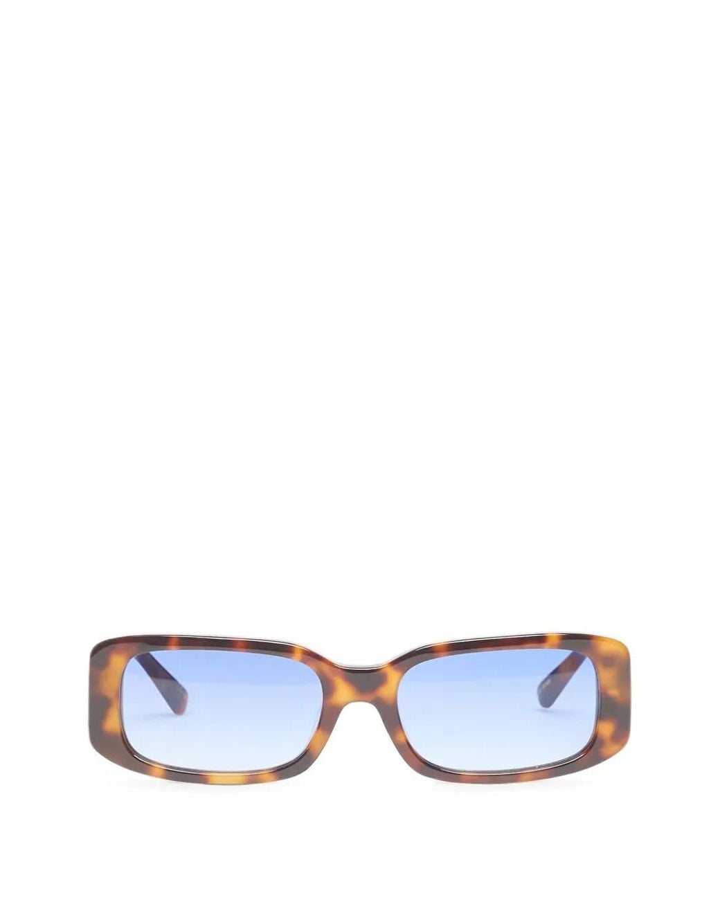 Messyweekend Blue Roxie Rectangle-Frame Sunglasses