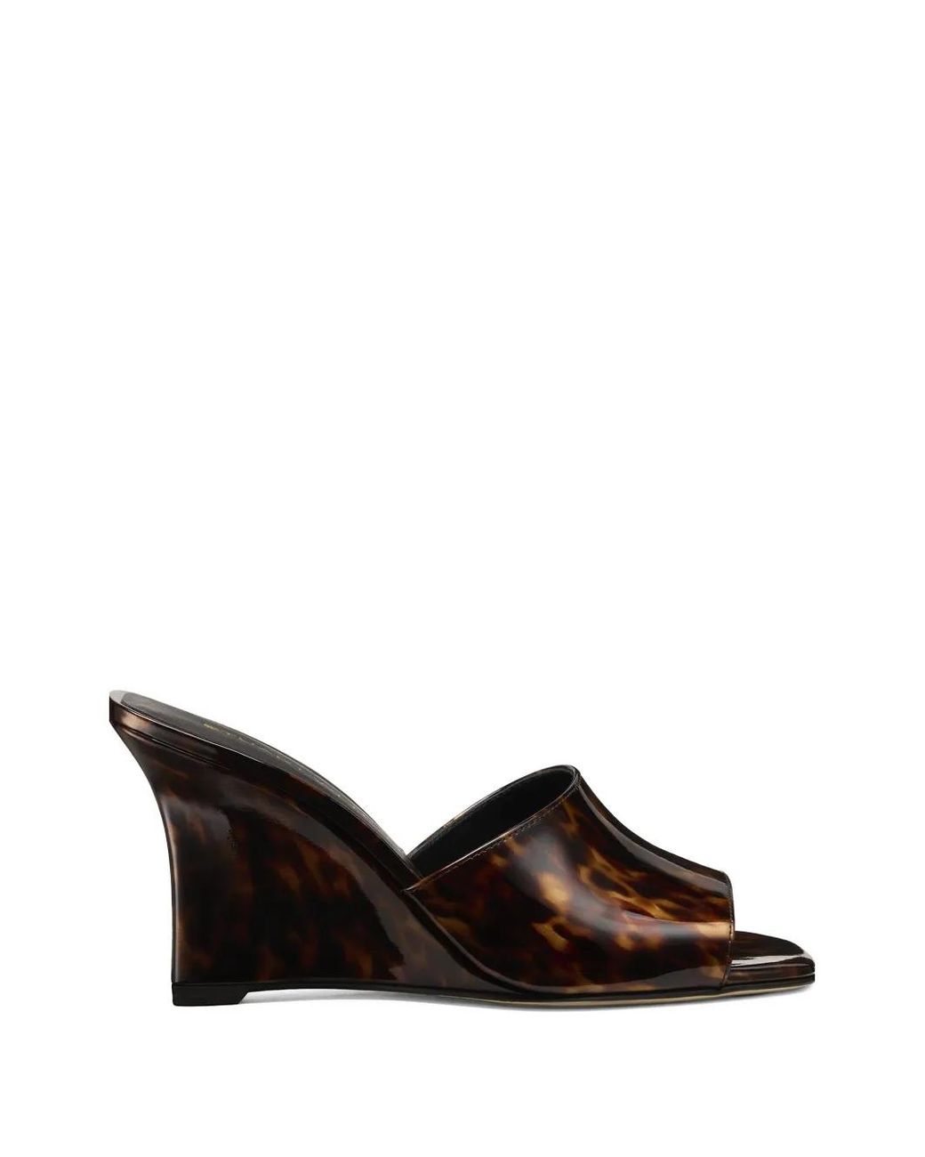 Stuart Weitzman Brown Vinnie Wedge Sandals