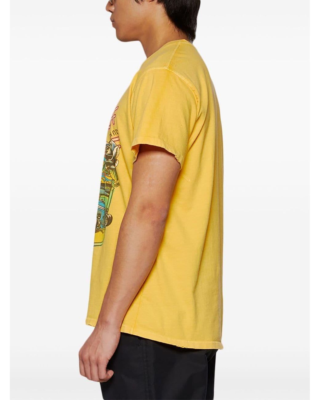 MadeWorn Bruce Springsteen Cotton T-Shirt in Yellow for Men | Lyst
