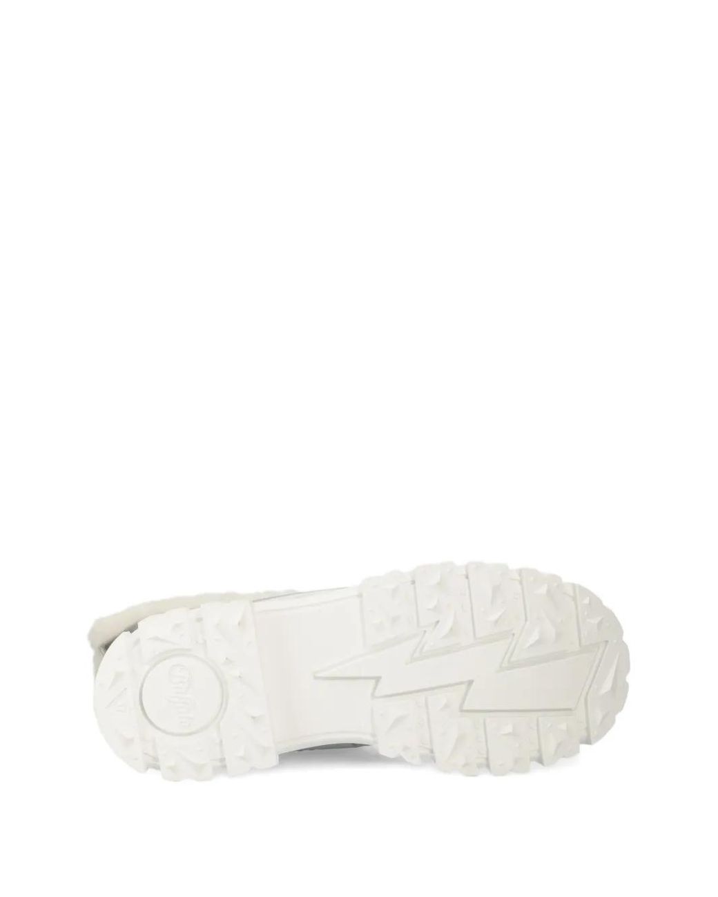 Buffalo White Gesteppte Stiefel