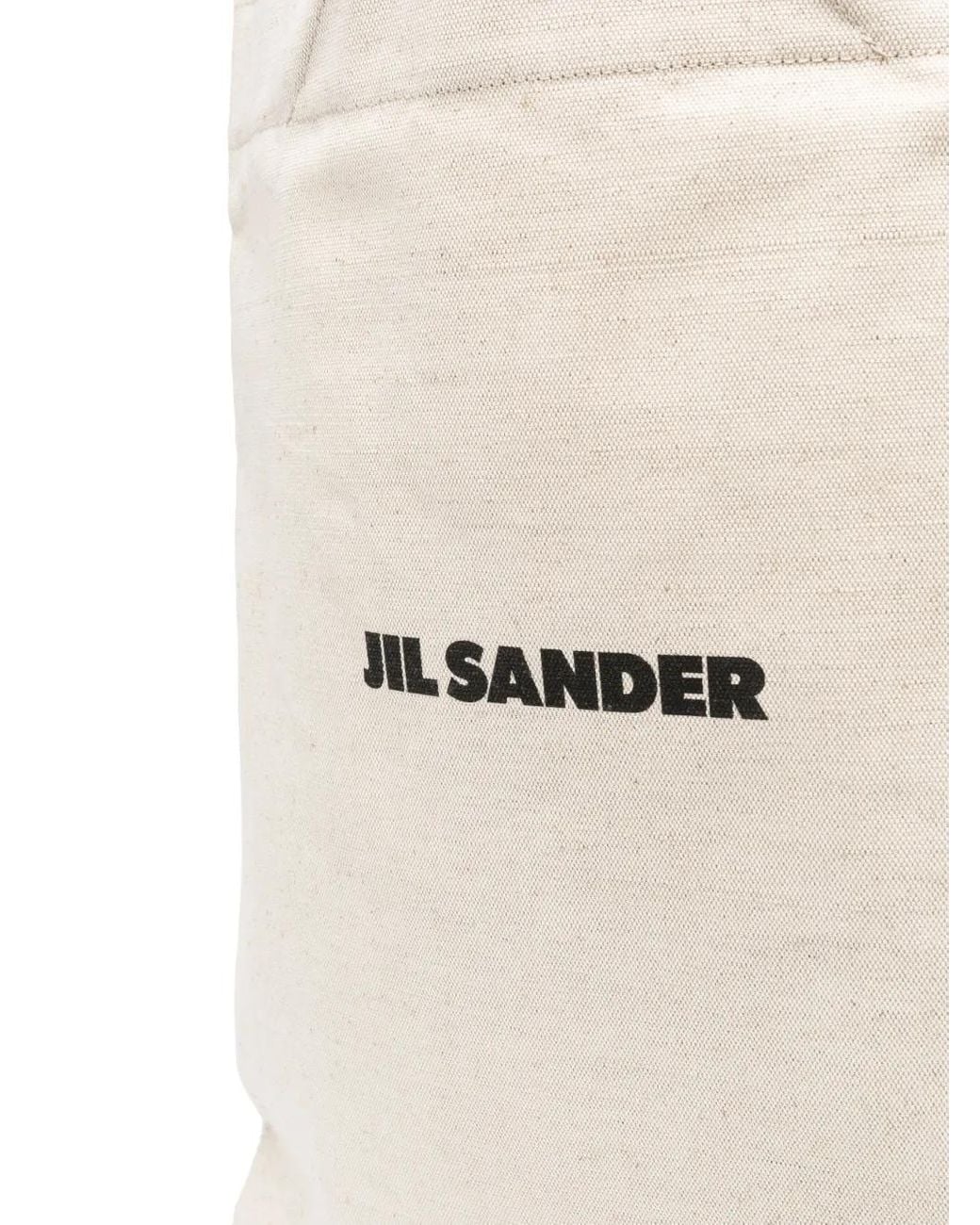 Jil Sander Natural Canvas Logo