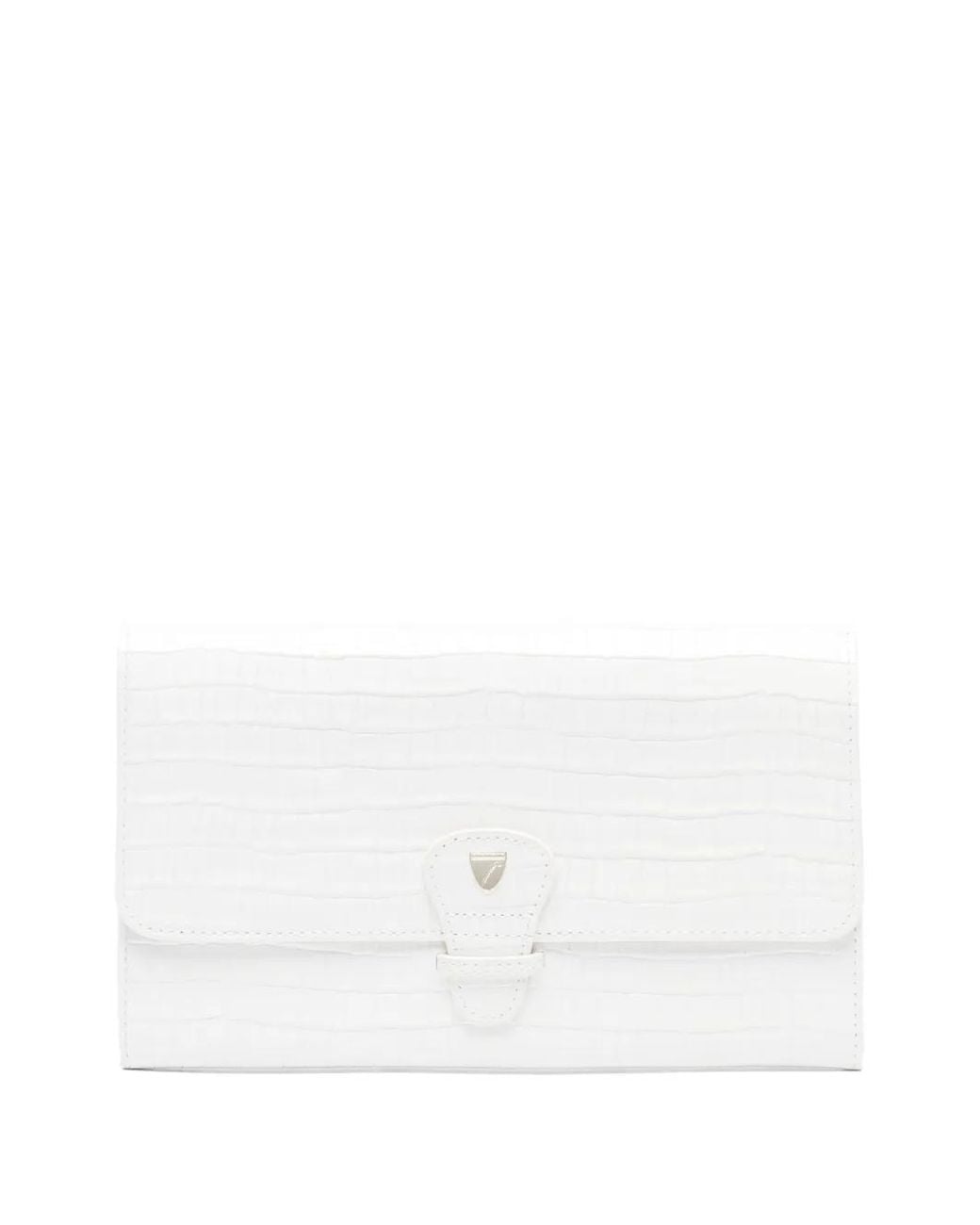 Cartera De Piel Aspinal de hombre de color White