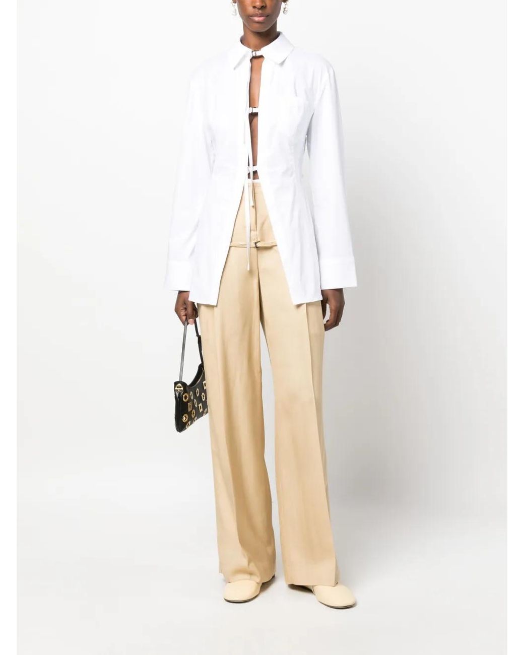 Jacquemus Natural Trousers