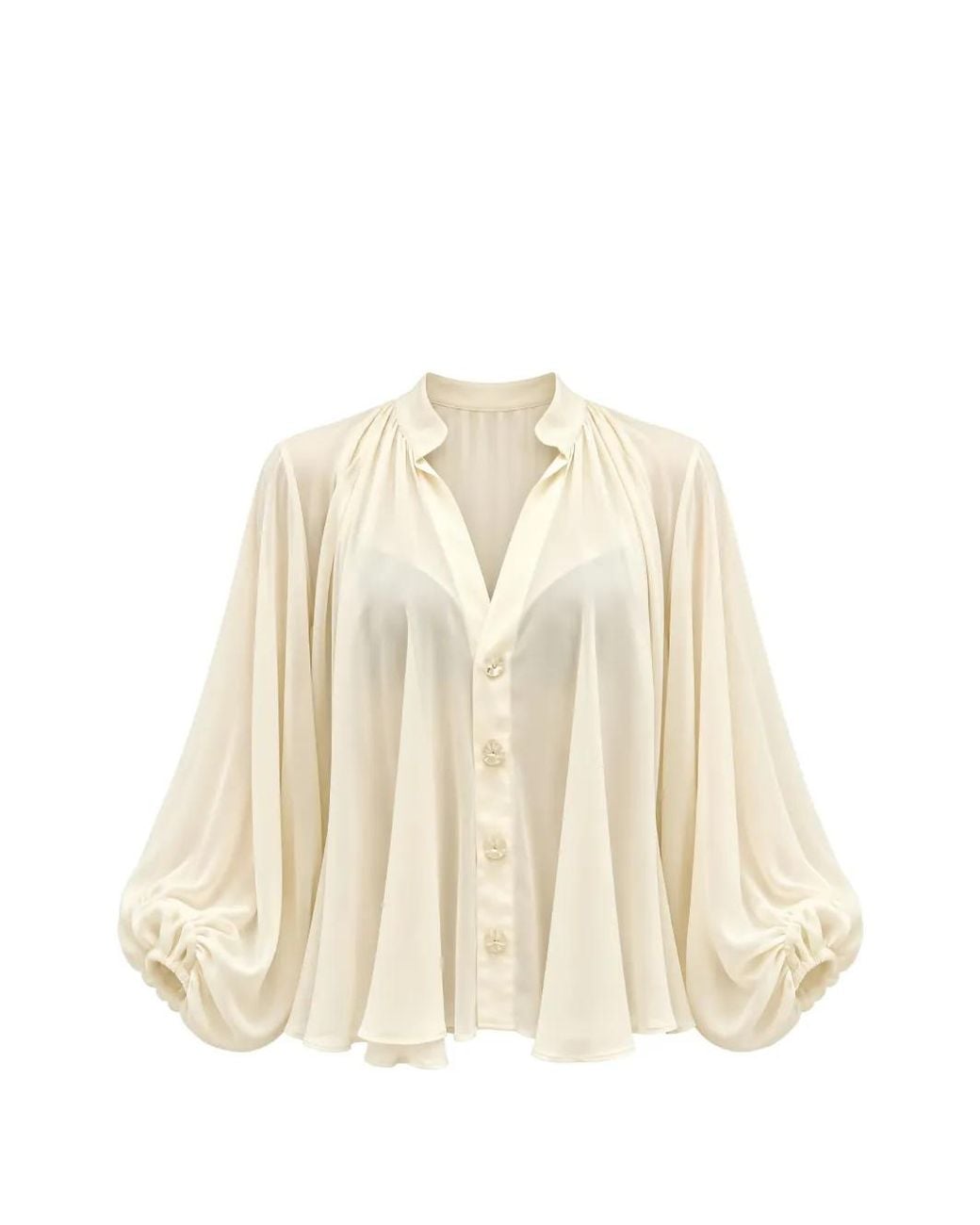 Liu Jo Natural Georgette Shirt