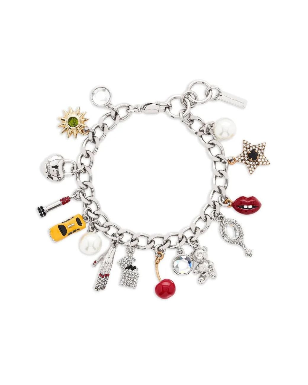 Marc Jacobs White The Trinket Charm Bracelet