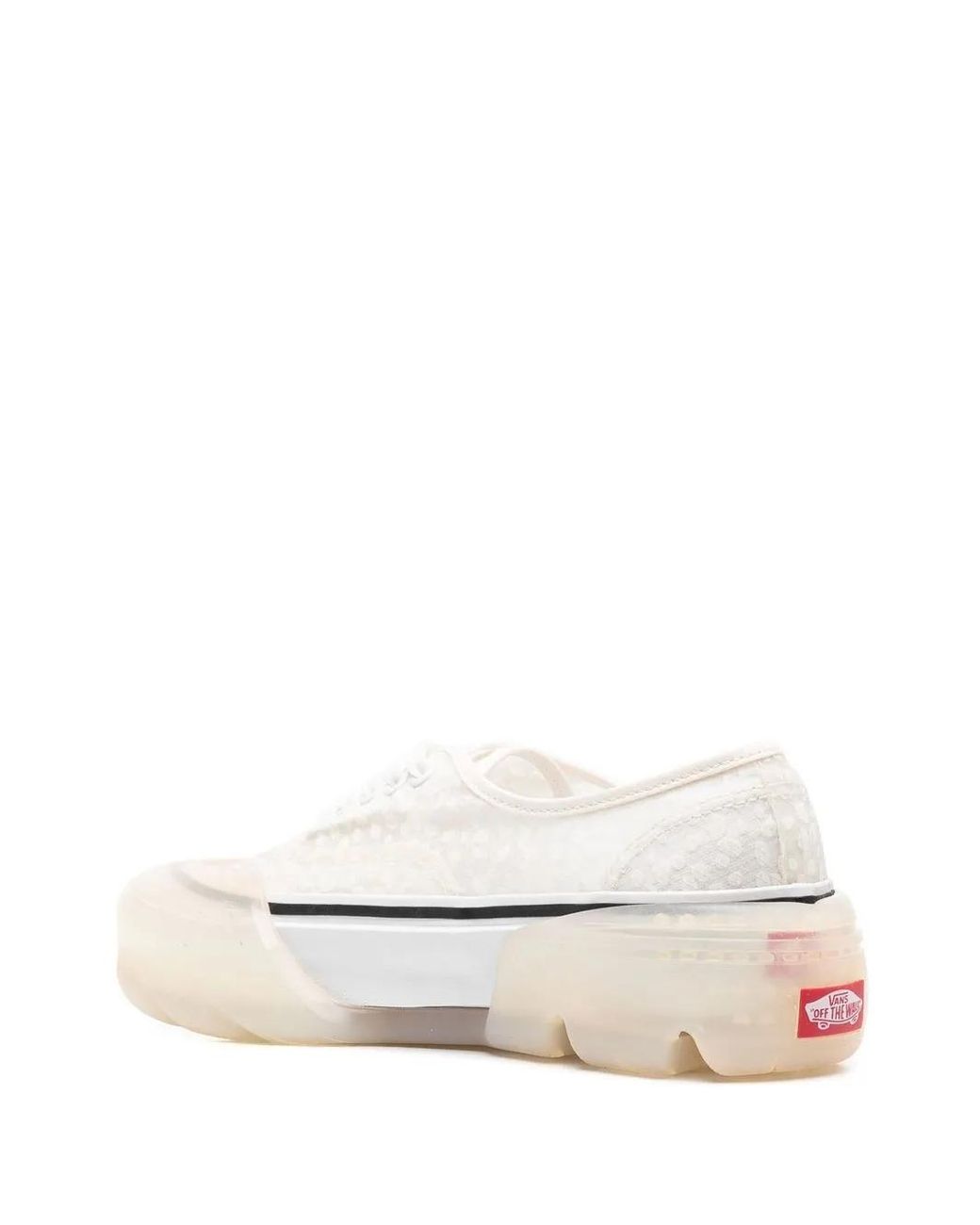 Vans Natural Chunky Logo-Patch Lace-Up Sneakers