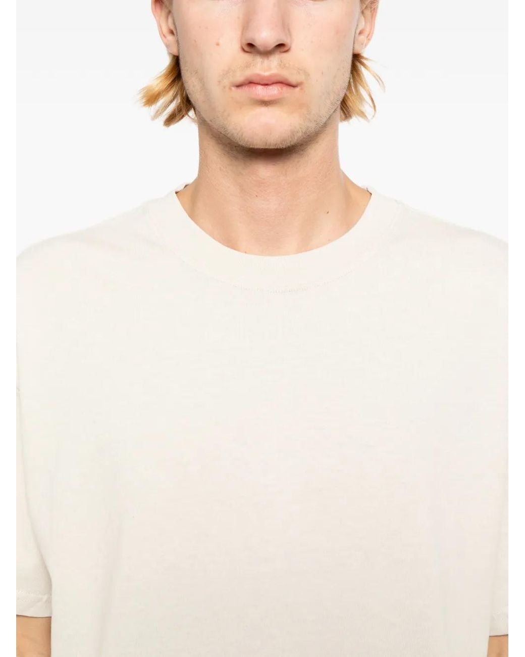 Melt White Cotton T-Shirt for men