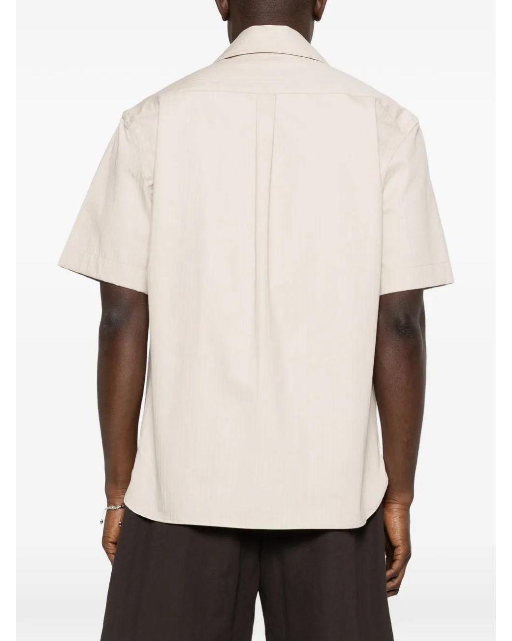 Eleventy White Flap Pockets Shirt for men