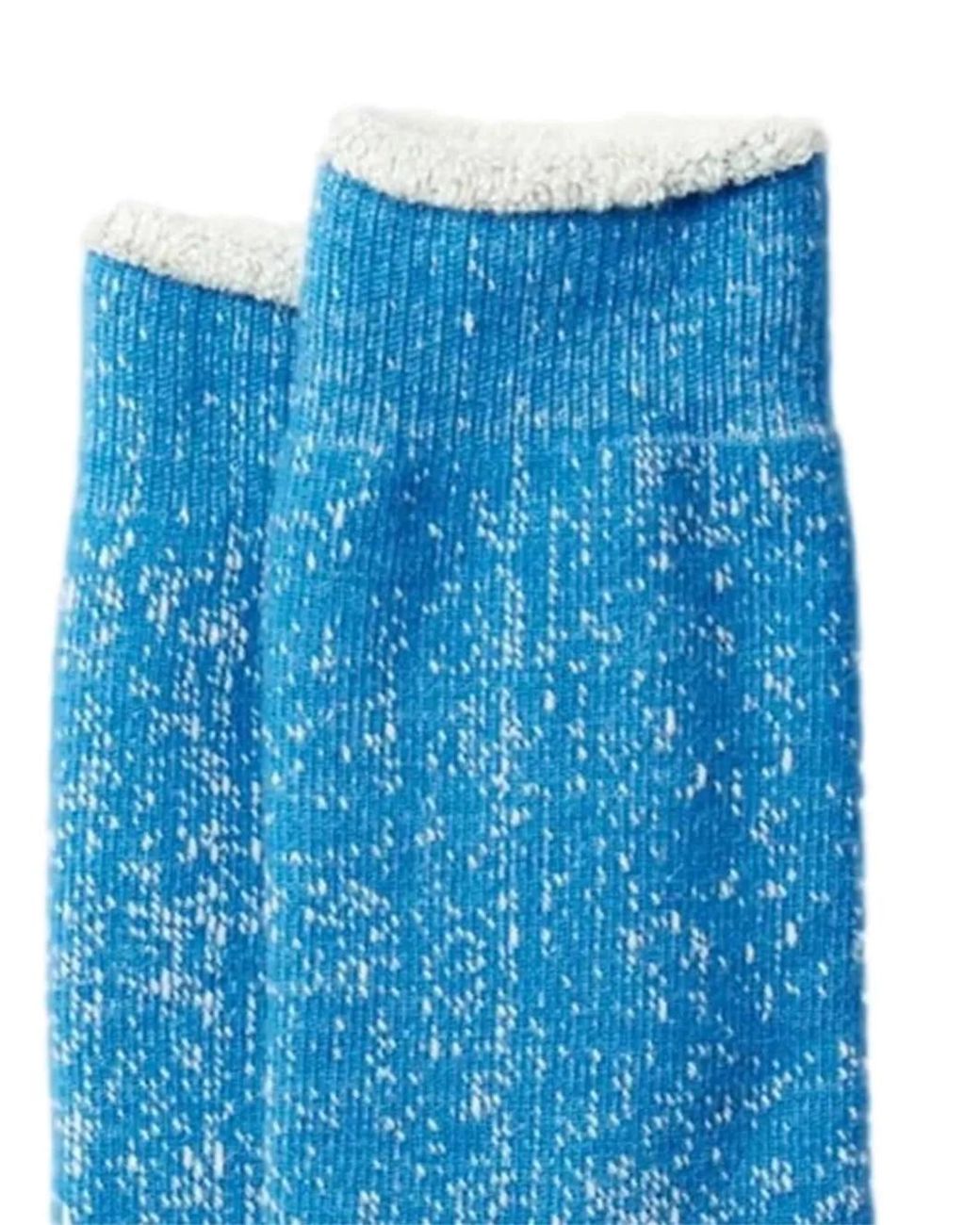 RoToTo Blue Double Face Socks
