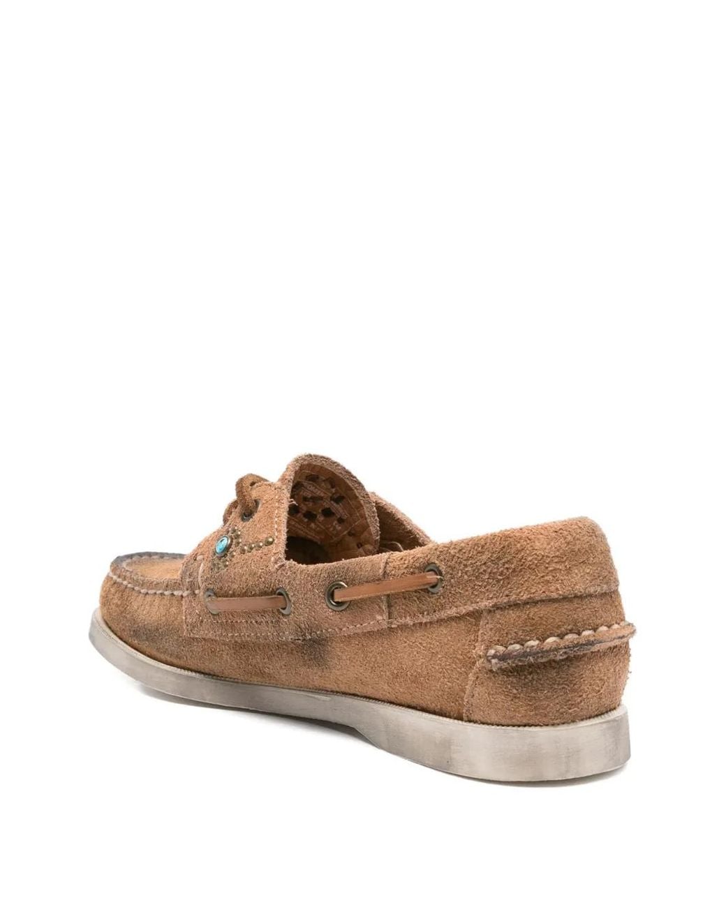Sebago Brown Suede Loafers