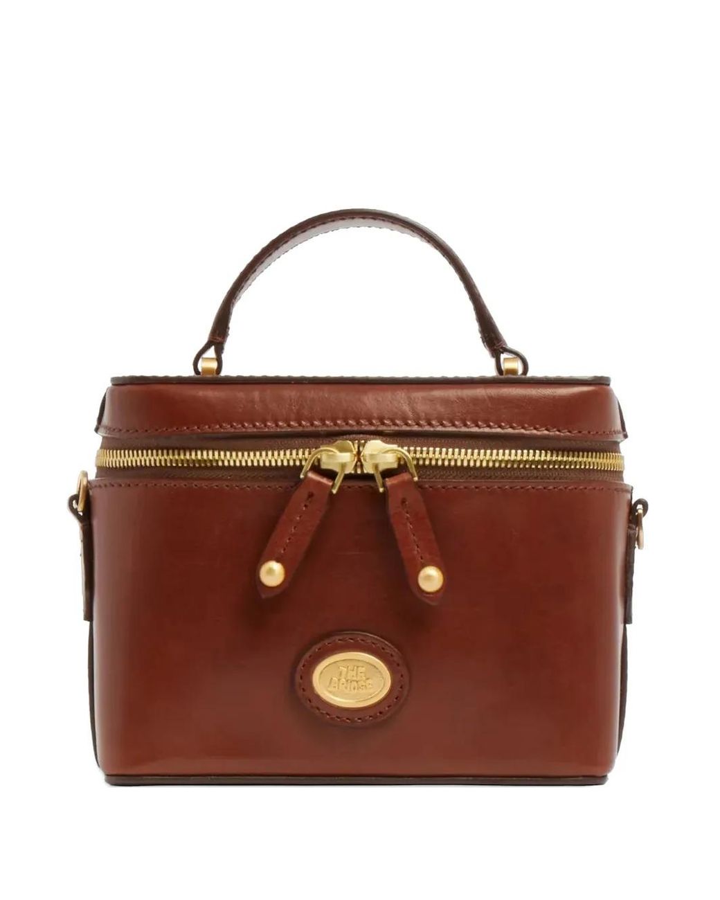 The Bridge Brown Top-Handle Tote Bag