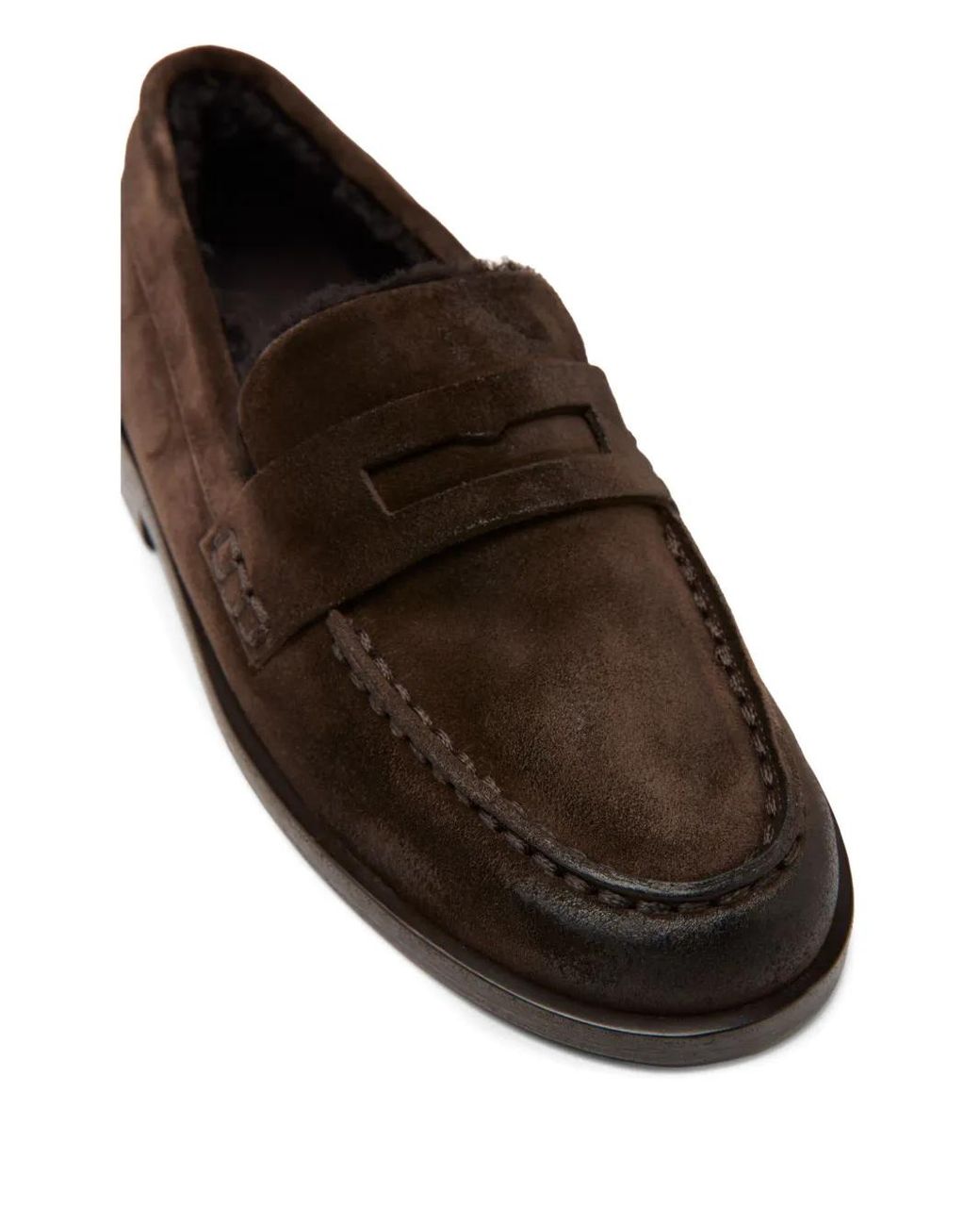 Marsèll Brown Mocasso Panelled Loafers