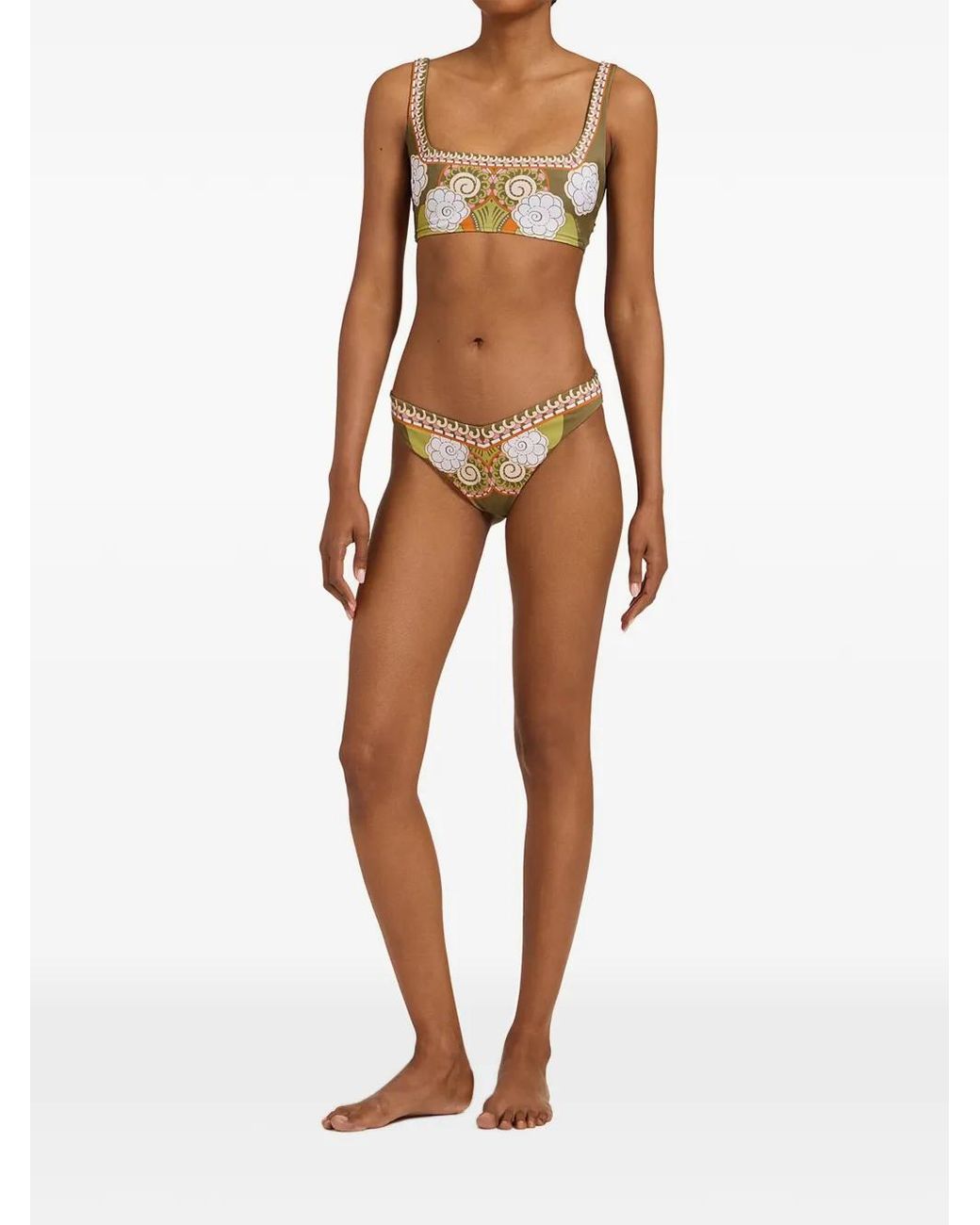 LaDoubleJ Green Pammy Bikini Top