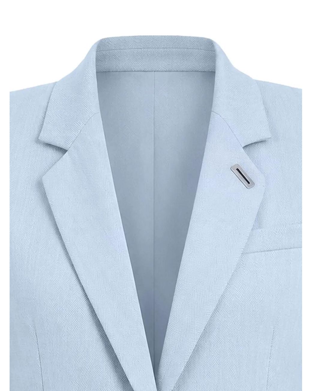 Barbara Bui Blue Blazer À Simple Boutonnage