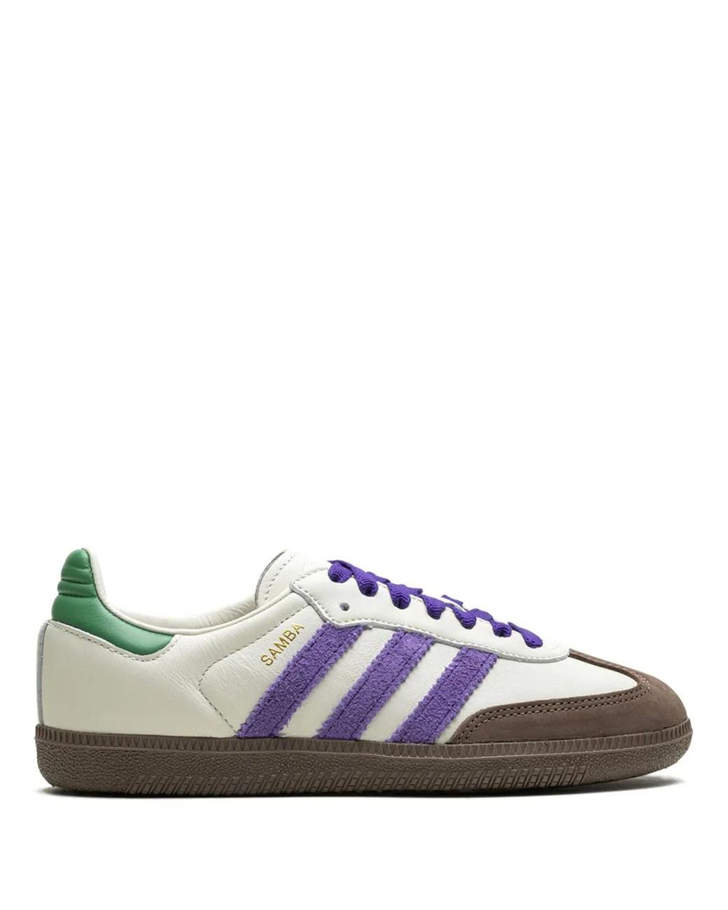 Adidas White Samba Og Leather Sneakers