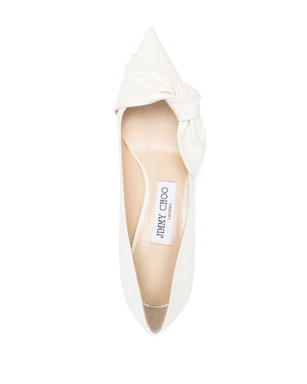Jimmy Choo Elinor 45mm Pumps in Natural | Lyst