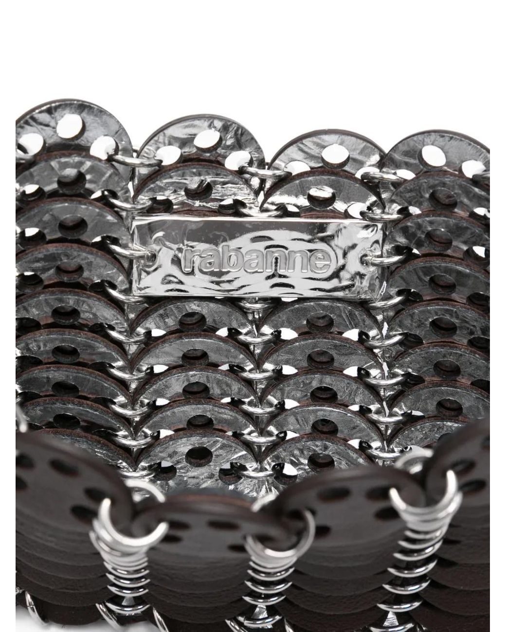 Rabanne Black Chain-Link Shoulder Bag