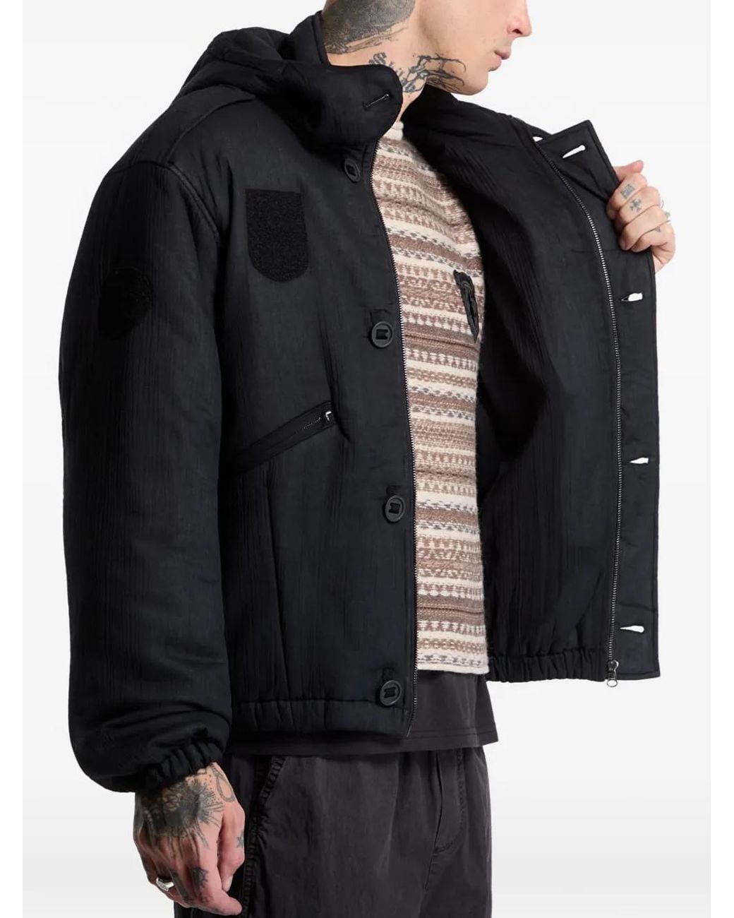 Umbro Black Flight Jhooded Jacket for men