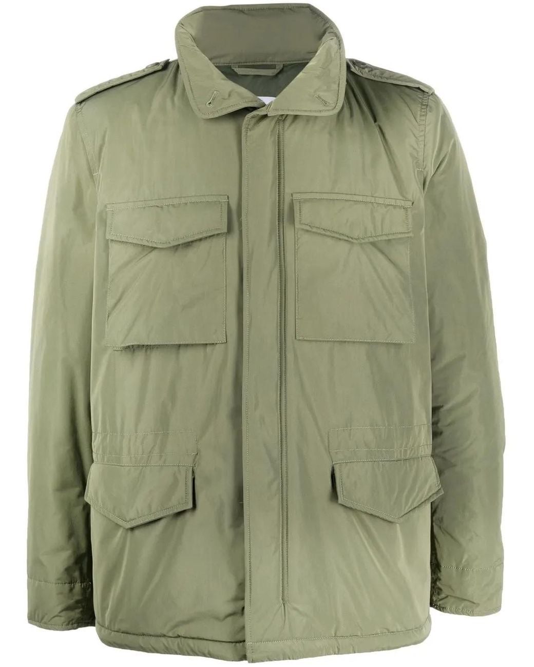Giacca Con Tasche di Aspesi in Green da Uomo